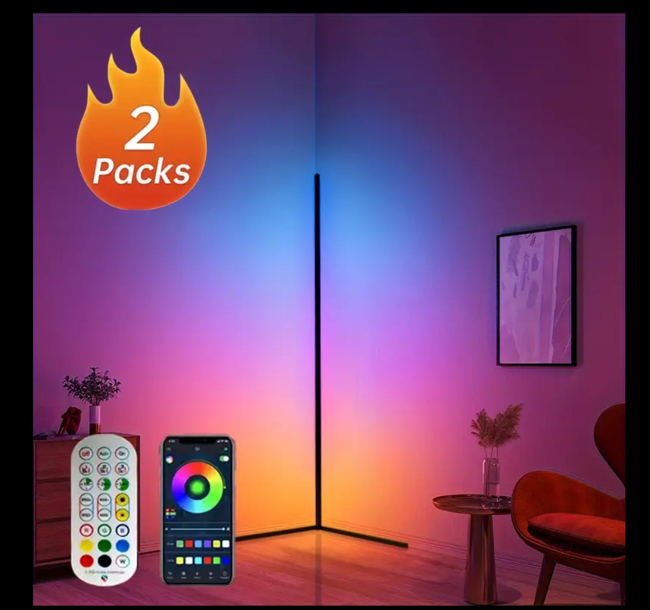 Corner Floor Lamp